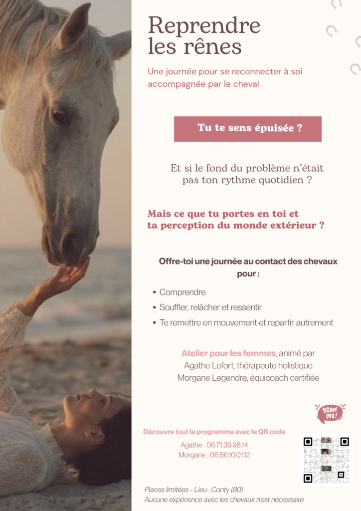 equitherapie cheval soin burnout epuisement femme equicoaching